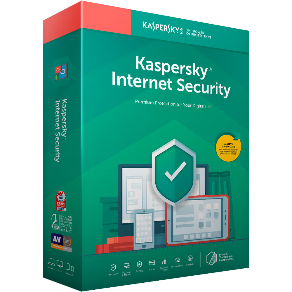 Antivirus Kaspersky Internet Security 5 Dispositivos Por 2 Años